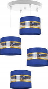 Mennyezeti Függőlámpa Csillár Glamour Arany Lámpabúra Étkező Nappali