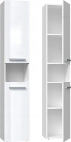 Nel I fürdőszoba szekrény, fényes fehér