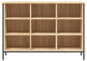 sonoma tölgy színű szerelt fa cipőszekrény 100x35x70 cm
