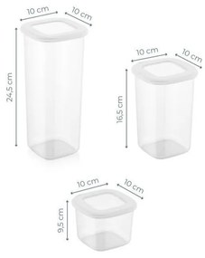 Élelmiszertartó doboz szett 24 db-os Fresco – Hermia