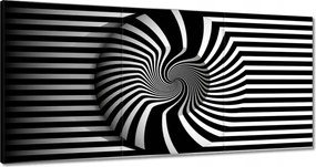 Festmények 180x90 Absztrakt fekete-fehér