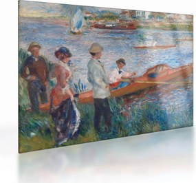 Üveg kép - Auguste Renoir, Oarsmen at Chatou, reprodukciók (70x50 cm)