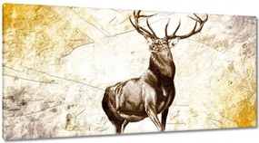 Vászonkép 115x55 A nagy szarvas