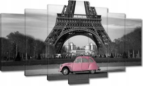 Vászonkép 140x80 Púderrózsaszín Párizsban
