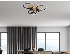 LED állítható mennyezeti lámpa LED/70W/230V 3000-6500K fekete/barna + DO