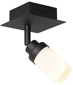 Modern fürdőszoba spotlámpa fekete IP44 - Japie
