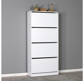 Cipőtároló (cipősszekrény) Nimelo 4 (fehér). 1094670