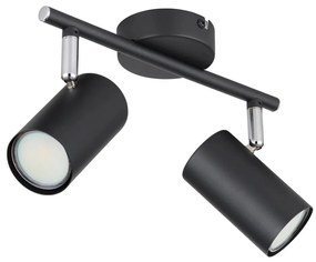 Globo 57914-2 - Spotlámpa ALLVI 2xGU10/25W/230V fekete