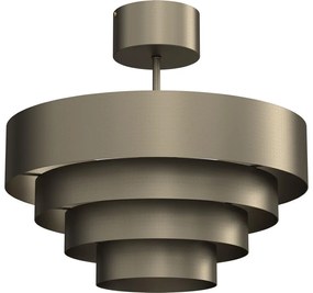 Felületre szerelhető csillár RINGS 1xE27/15W/230V réz