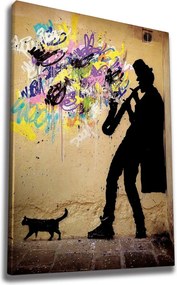WY40 Banksy vászonkép, 50 x 70 cm