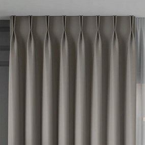 Kétoldalas Szövet Függönyanyag Greta 320cm szürke