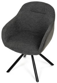 Étkezőszék-készlet visszahúzható mechanizmussalDCH-Y1143 GREY2, 2 db