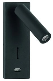 NOVALUCE-9170102 FUSE Fekete Színű Fali Lámpa LED 3W IP20