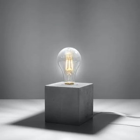 Asztali lámpa ABEL 1xE27/60W/230V beton