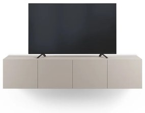 Krémszínű TV-állvány 180x38x35 cm Daroca – Marckeric