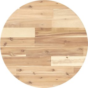 vidaXL kerek tömör akácfa asztallap Ø50 x 4 cm