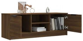 barna tölgy színű szerelt fa TV-szekrény 102 x 35 x 36,5 cm