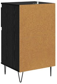 Széf fiókkal Musta tammi 35 x 40 x 70 cm Faanyag