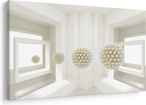 Kép - Kilátás belülre - absztrakt (90x60 cm)