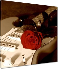 Vászonkép 50x50 Evező és rózsa