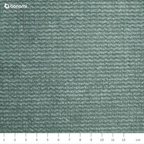 Világoskék kárpitozott franciaágy ágyráccsal 140x200 cm Barker – Ropez