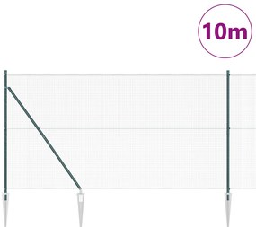 Hegesztett Drótkerítés 7 Tüskés Posta Zöld 1.4x10 m Acél