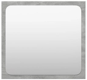 4 részes betonszürke szerelt fa fürdőszobai bútorszett