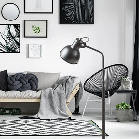 RENDL ROSITA stojanová černá/zlatá 230V LED E27 11W