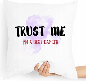 Táncosnő Párna Születésnapi Ajándékhoz, fényképes nyomtatással