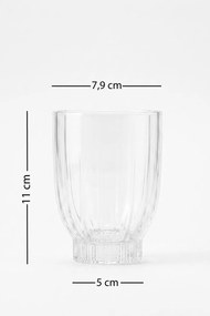 4 részes üveg pohárszett 320 ml
