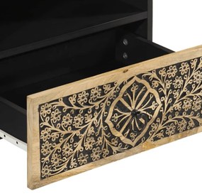 tömör mangófa TV-szekrény 80 x 33 x 46 cm