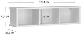 Regál Ethan 125 (fehér). 1052903
