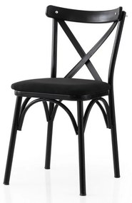 Ekol Black and Black étkezőszék-készlet, 2 db