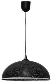 Csillár zsinóron CIRCLE 1xE27/15W/230V fekete