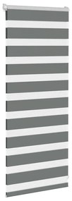 zebrafüggönnyel sötét szürke szövetszélesség 55,9 cm poliészter