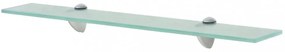 2 db lebegő üvegpolc 60 x 20 cm 8 mm