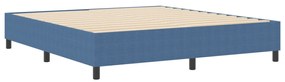 Boxspring Ágy Kék Szuper King Corduroy Szövet