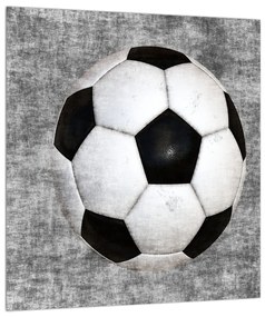 Egy futball-labda képe (30x30 cm)