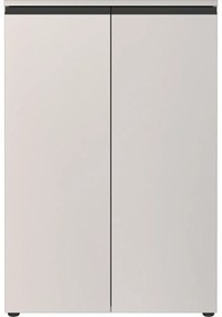 Krémszínű szekrény 81x120 cm Bedano – Germania