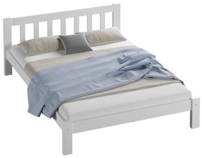 Fenyő ágy 140x200 Alena fehér