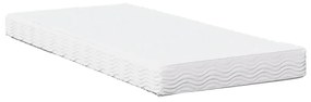 nappali ágy matraccal fehér 100x200 cm tömör fa fenyőfa