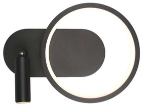 LED Fali lámpa LED/14W/230V 3000K fekete