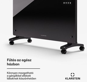 Klarstein Bornholm Smart 2500, konvektor, 2500 W, WiFi, LED, IP24