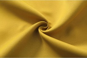 Sárga OXFORD függöny 140x250 cm Felfüggesztés: Fém gyűrűk