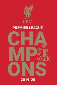 Plakát Liverpool FC - Champions 2019/20 Logo, (61 x 91.5 cm)