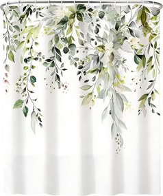 Zuhanyfüggöny 180x200 cm 12 átvezetővel Luxus Vízálló