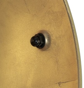 Állólámpa fekete arannyal 42 cm állítható háromlábú - Magnax