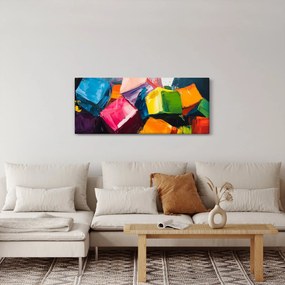 Kép - Színes kockák (120x50 cm)