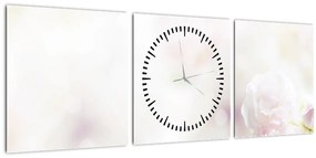 Kép a finom virágok (órával) (90x30 cm)