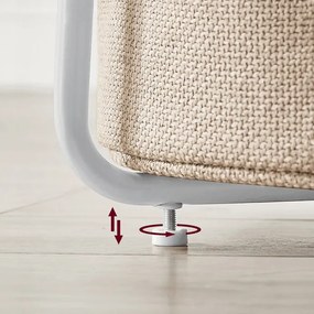 Lerakóasztal 45x45x50 cm, MDF, fehér, AKF-E1023 WT